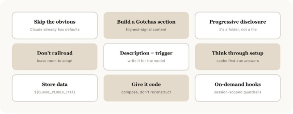 製作 Skills 的九個技巧