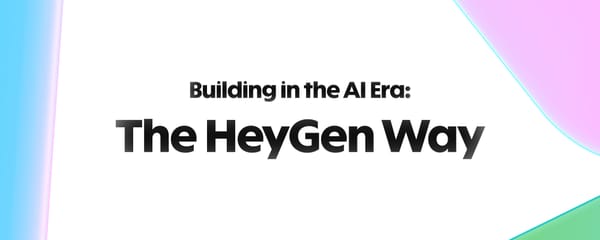 29 個月年營收破億美金，在 AI 時代打造產品：HeyGen 的聖經心法